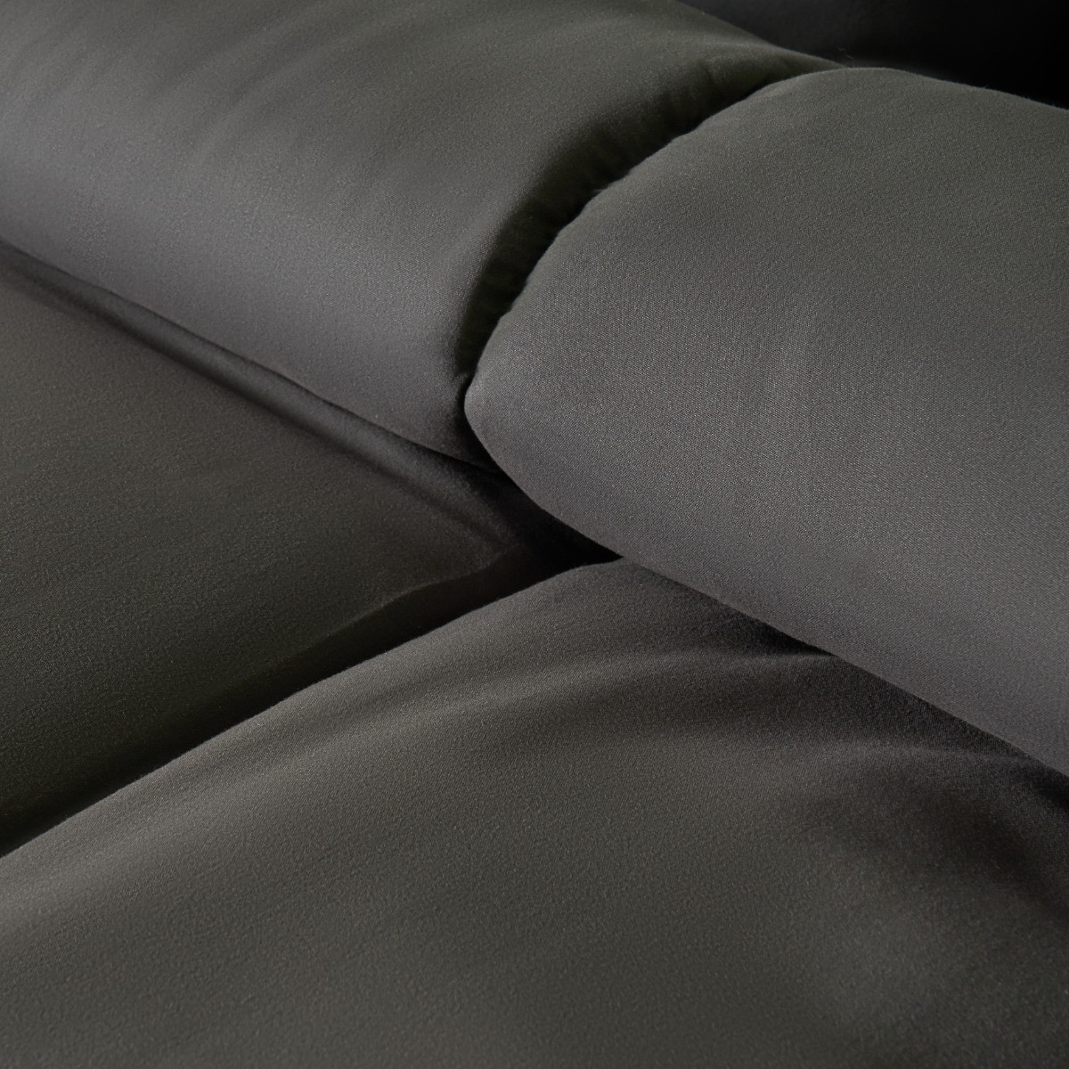 OHS Coverless 10.5 Tog Duvet Set, Grey -  Single>