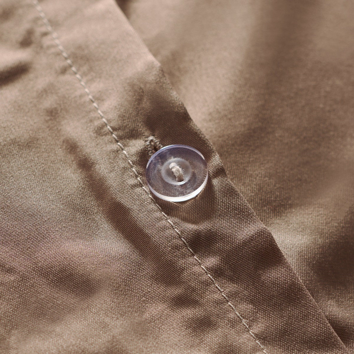 OHS Plain Duvet Cover Set - Natural>