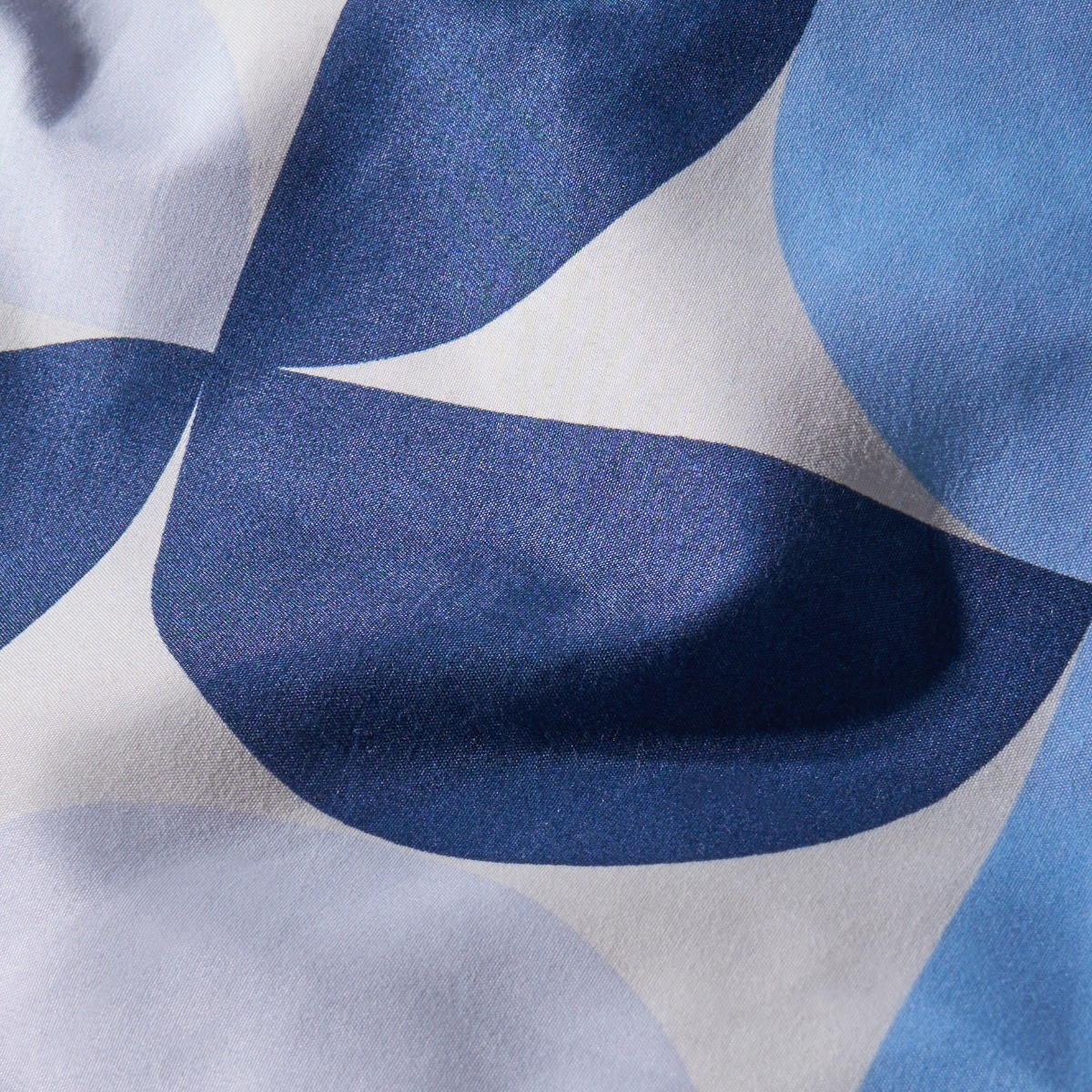 OHS Moroccan Abstract Duvet Cover Set, Navy - King>