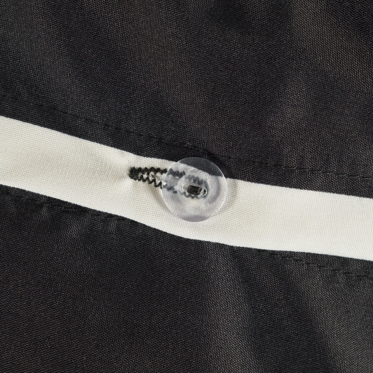 OHS Mono Stripe Duvet Cover Set - Monochrome>