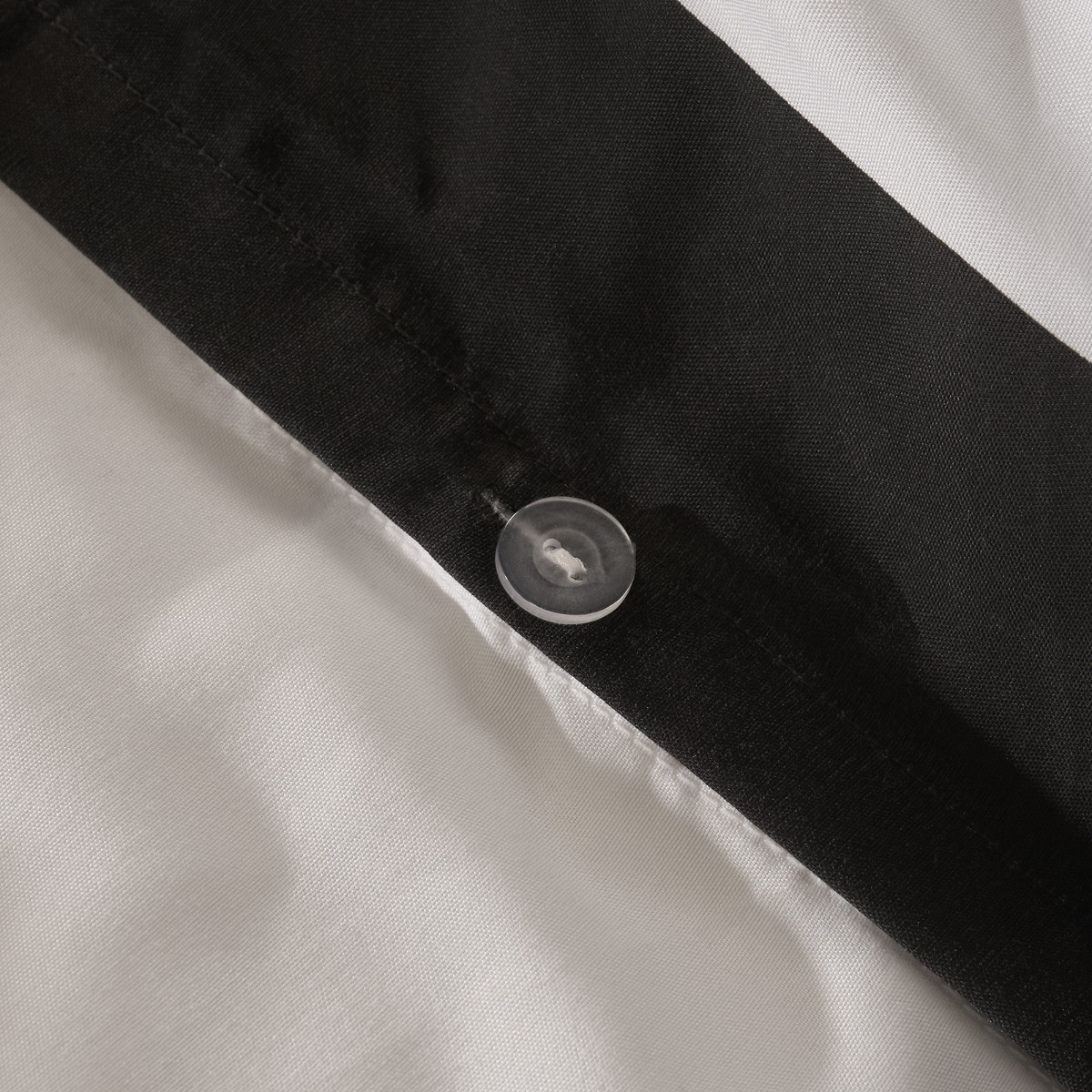 OHS Contrast Border Duvet Cover Set - Monochrome>