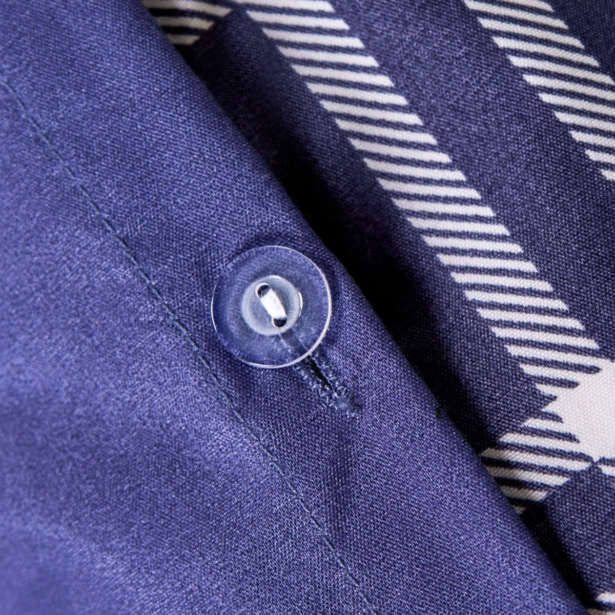 OHS Stag Reversible Duvet Set - Navy>