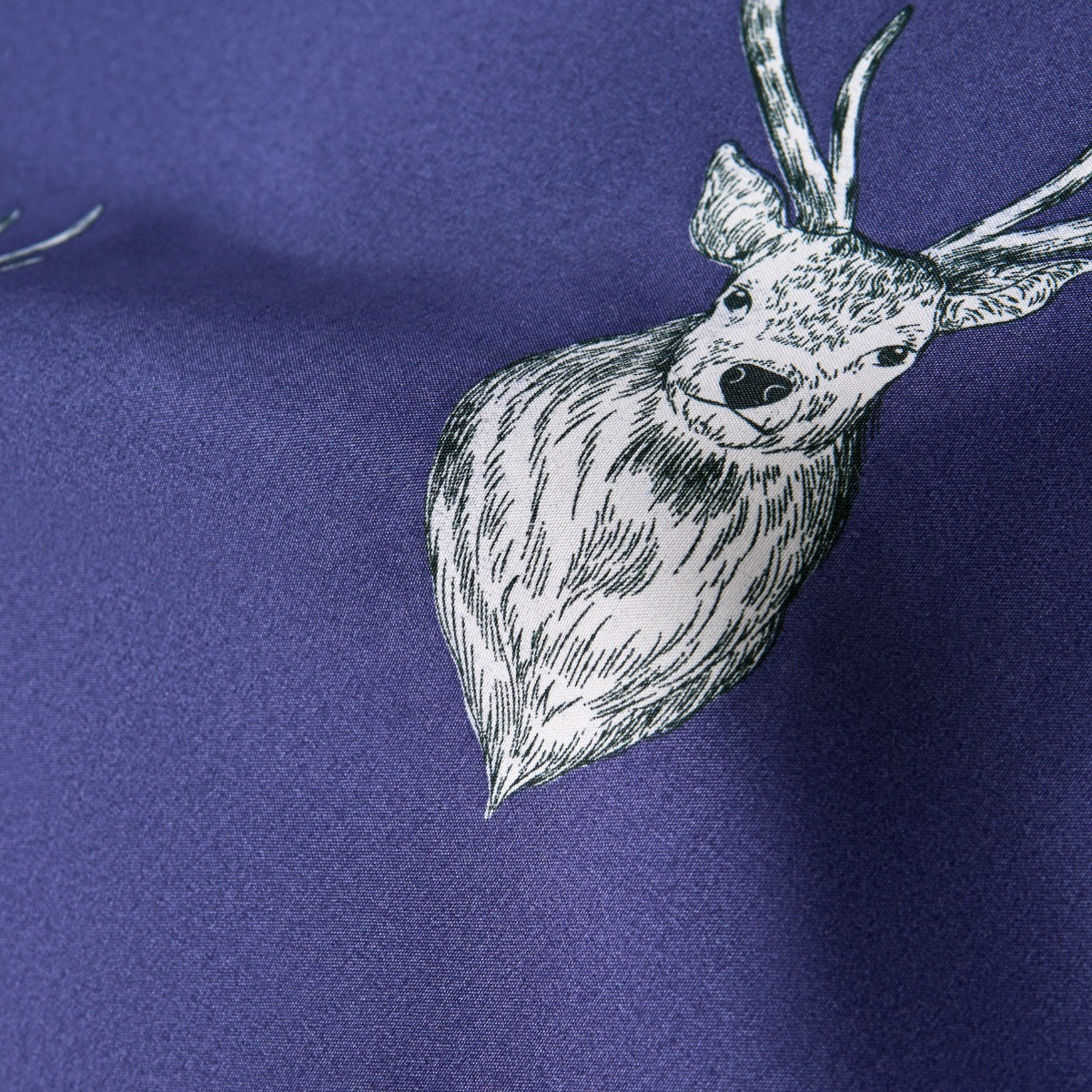 OHS Stag Reversible Duvet Set - Navy>