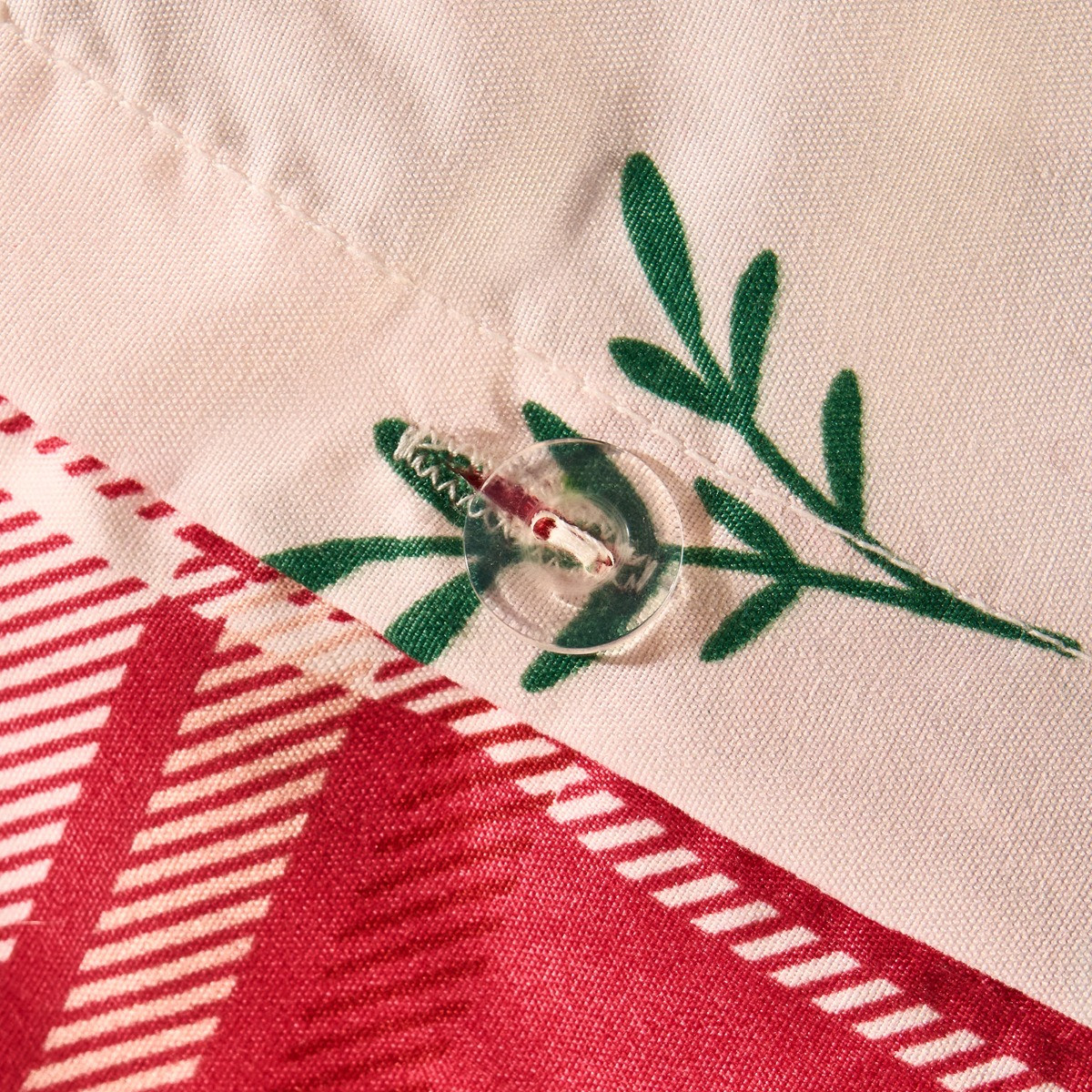 OHS Christmas Novelty Duvet Set, Cream -Double>