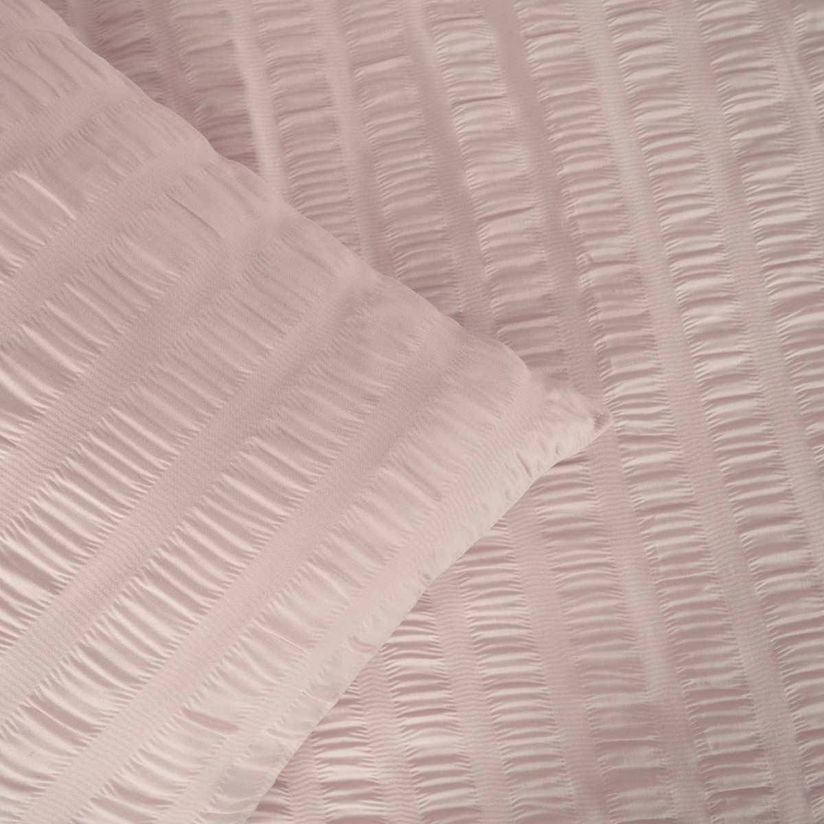 OHS Seersucker Duvet Set - Natural>