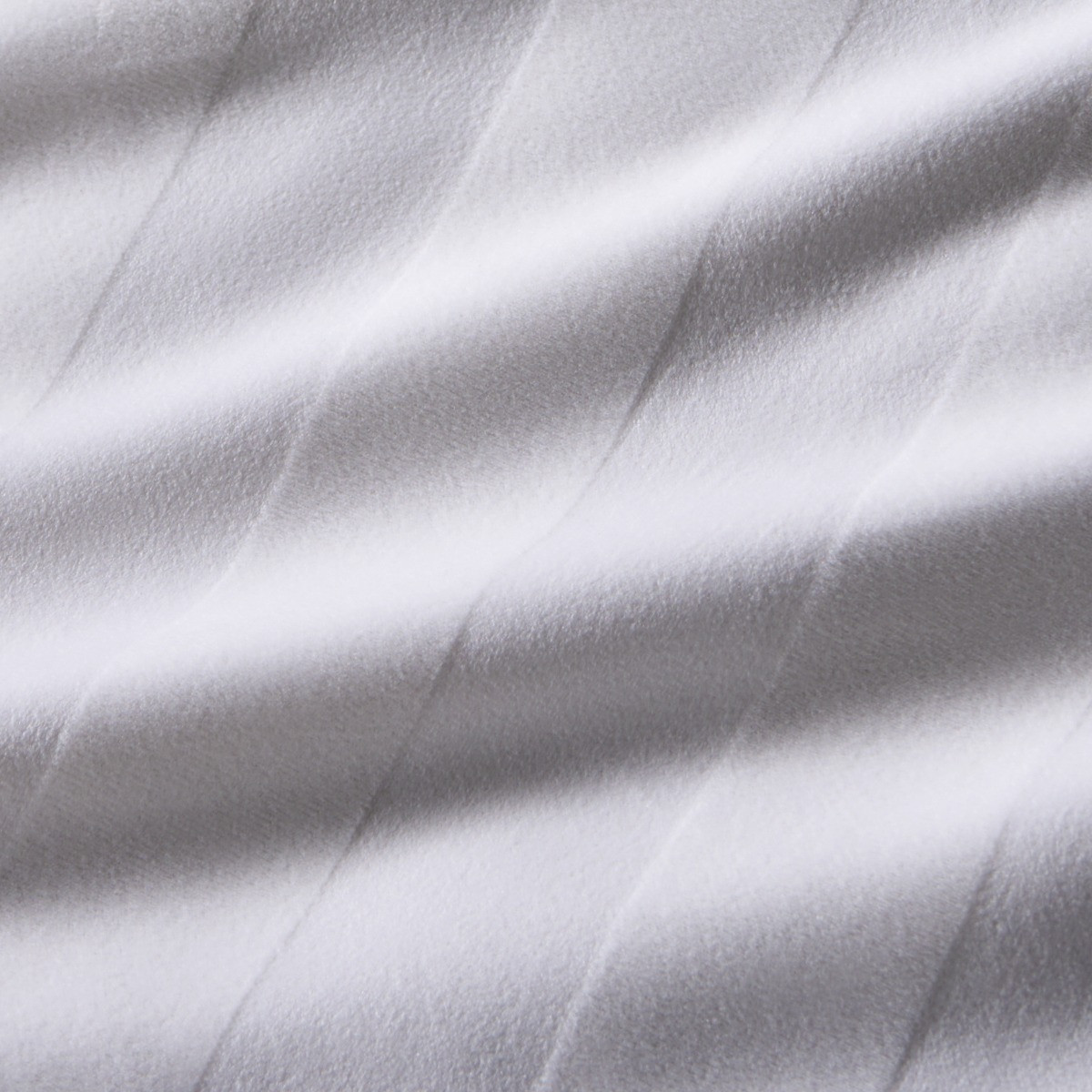OHS Velvet Stripe Duvet Cover Set - Cream>