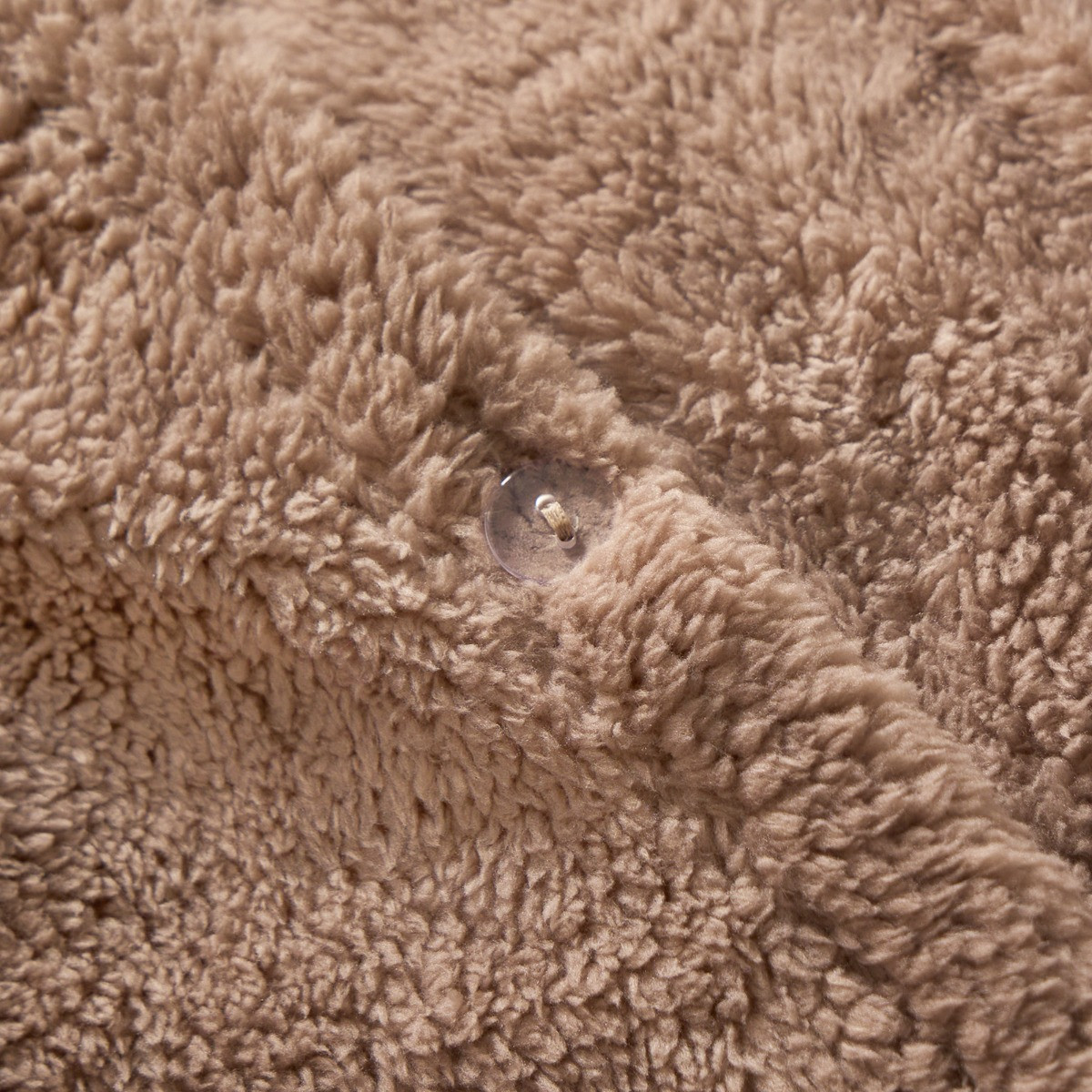 OHS Teddy Fleece Duvet Cover Set - Natural>