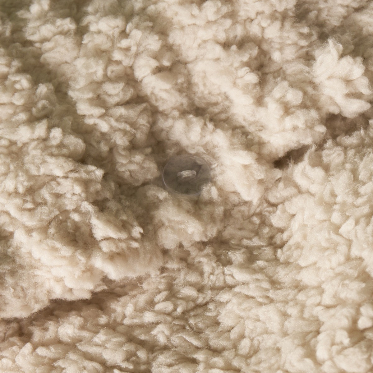 OHS Cable Knit Sherpa Fleece Duvet Cover Set - Natural>