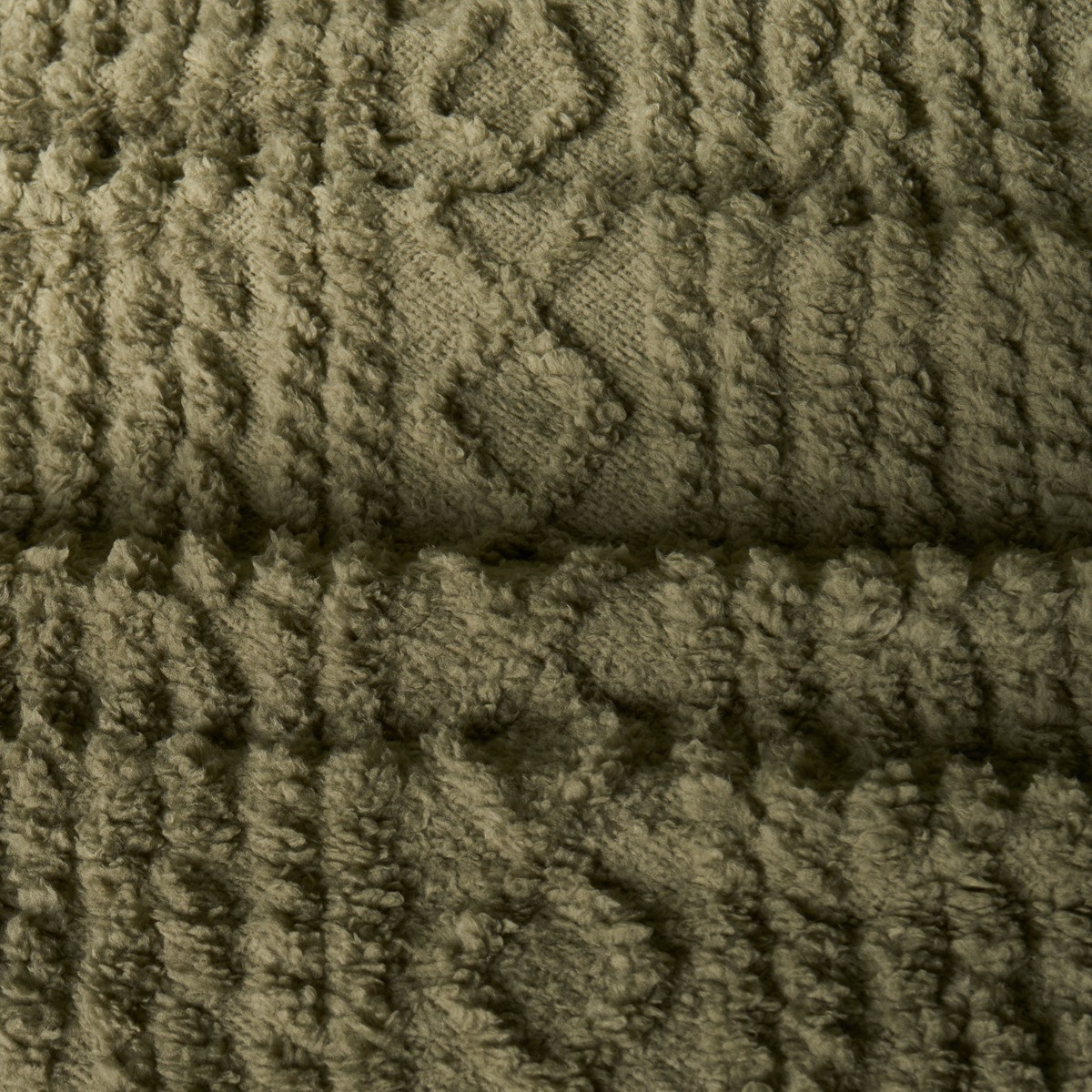 OHS Cable Knit Fleece Duvet Cover Set - Woodland Green>