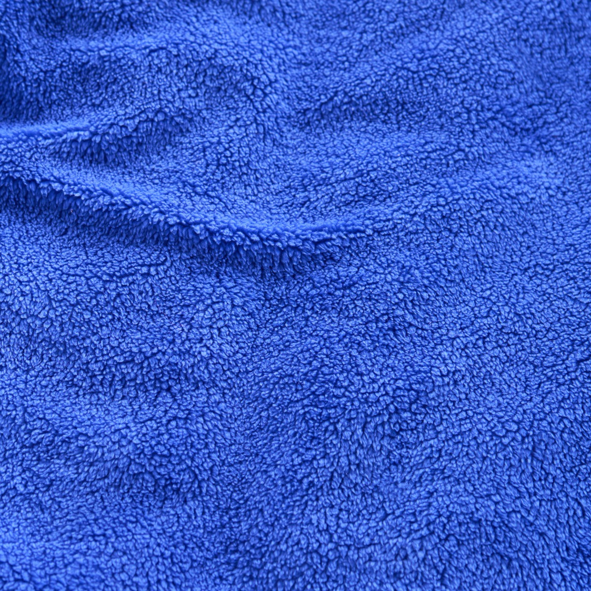 OHS Teddy Fleece Reversible Duvet Cover Set, Blue/Sea Blue - Single>