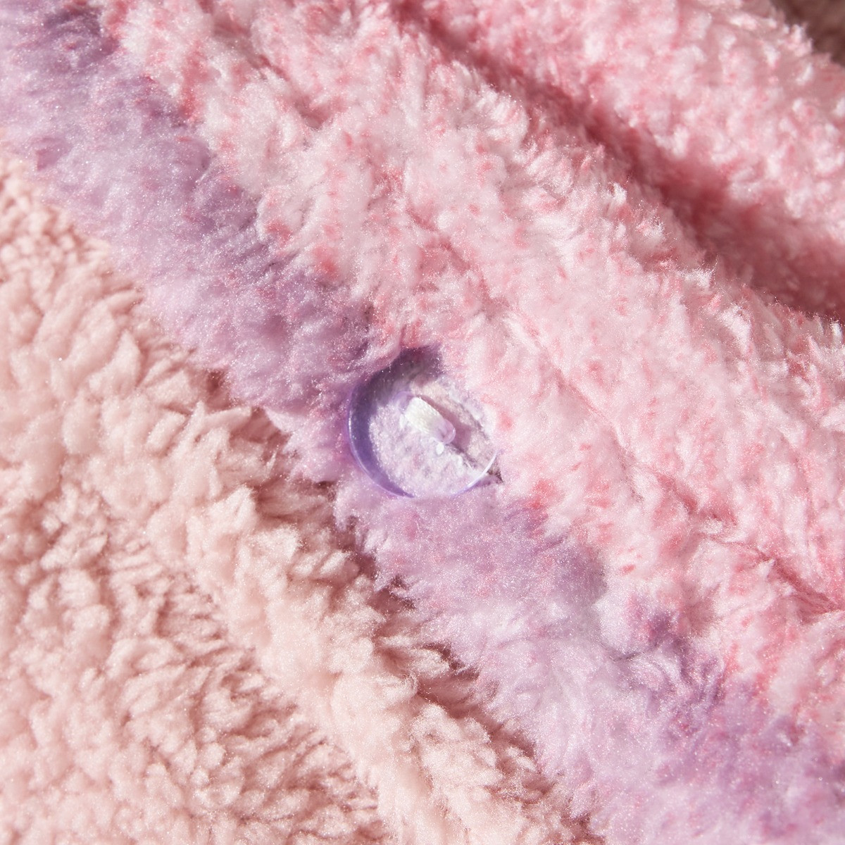 OHS Patchwork Check Teddy Duvet Set, Multi - Single>