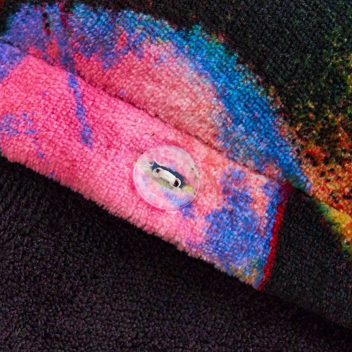 OHS Kids Football Fleece Duvet Cover Set - Neon >