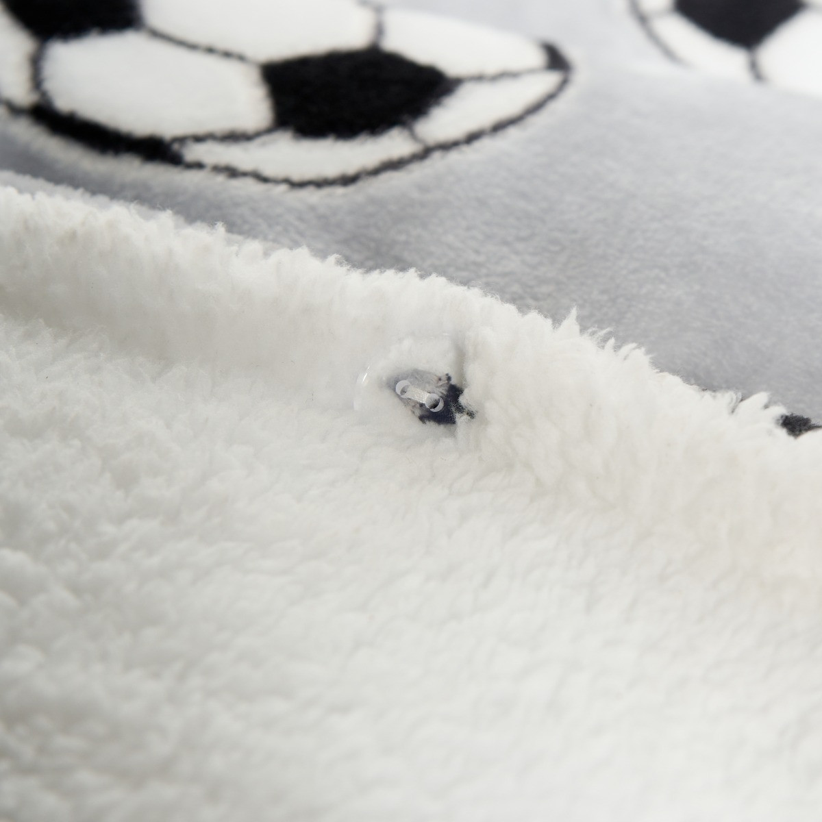 OHS Football Glow In The Dark Duvet Cover Set - Grey>