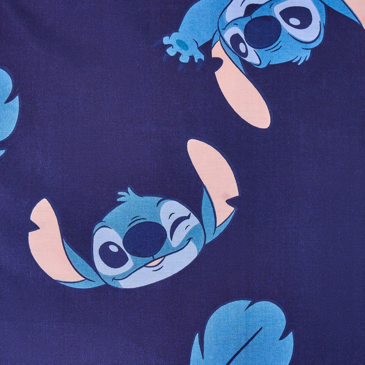 OHS Stitch Printed Duvet Cover Set, Blue - Single>