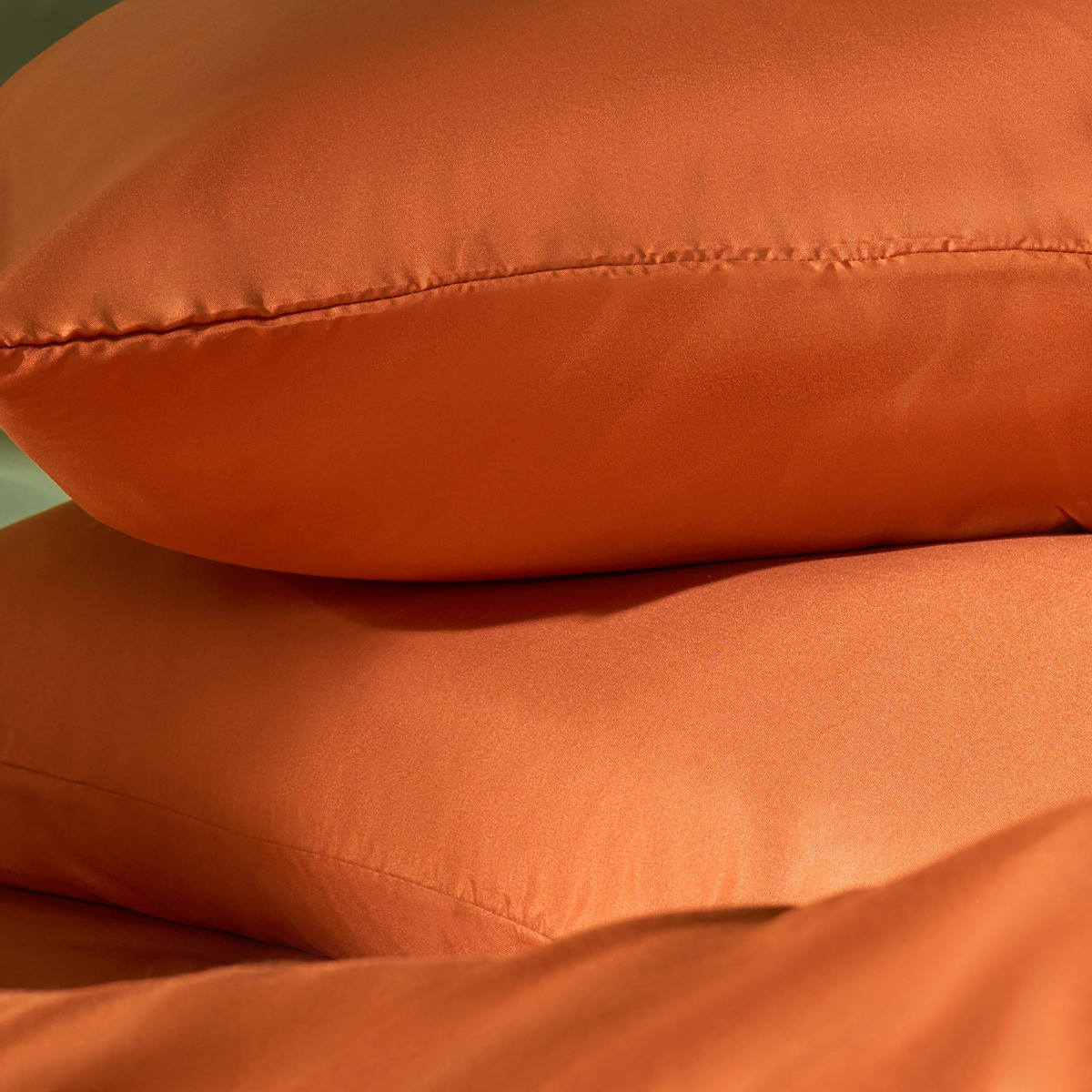 OHS Housewife Pillowcases, Rust - 2 Pack>