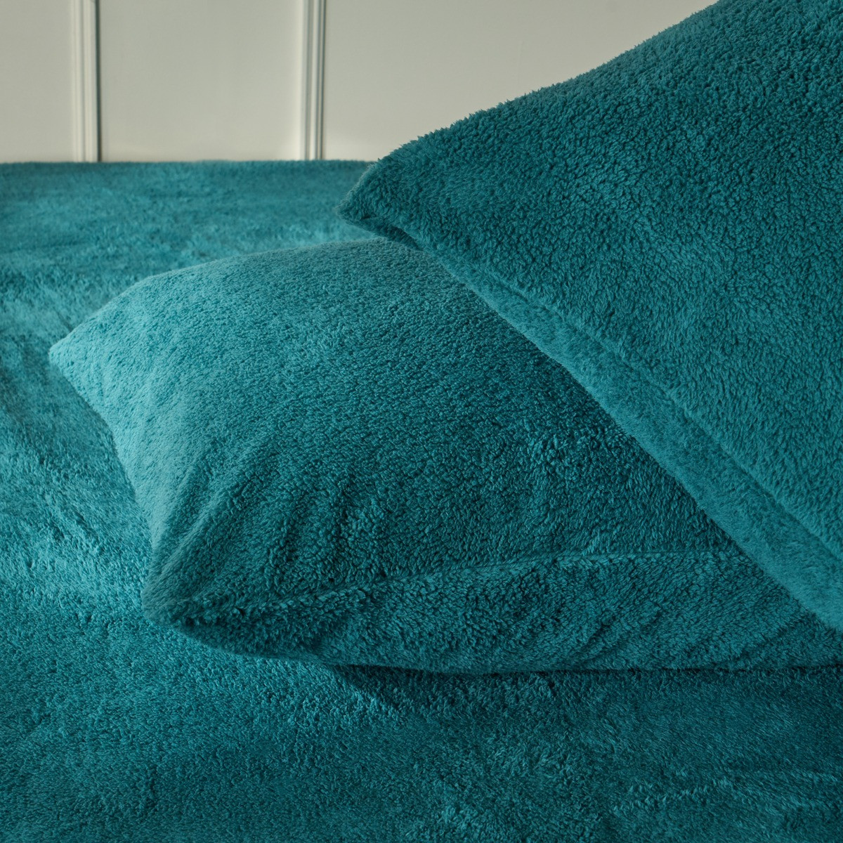 OHS Teddy Fleece Pillowcases - Teal>