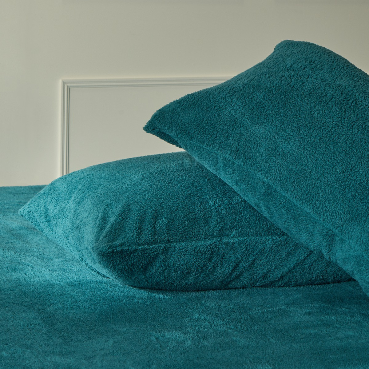 OHS Teddy Fleece Pillowcases - Teal>