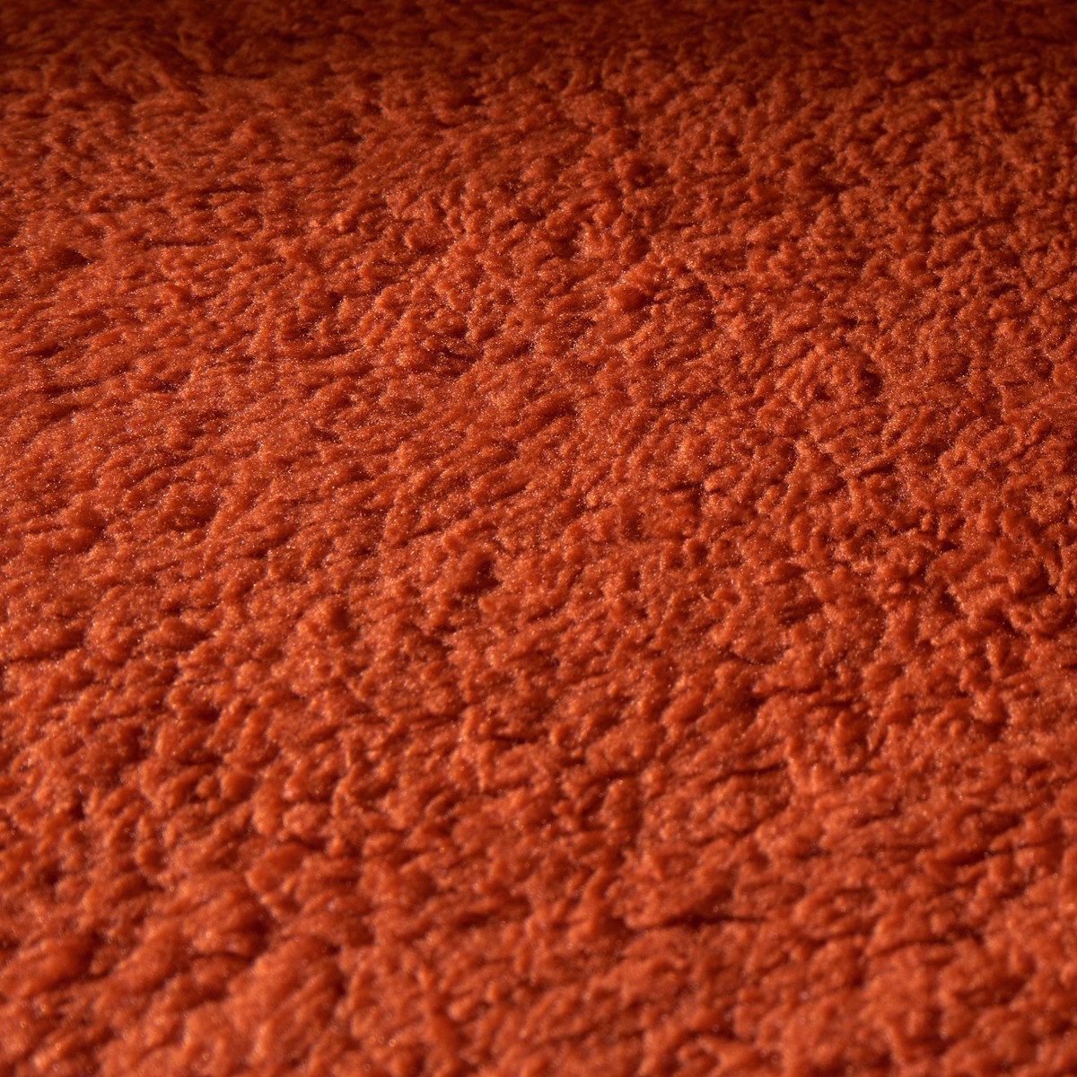 OHS Teddy Fleece Fitted Sheet, Rust - Superking>