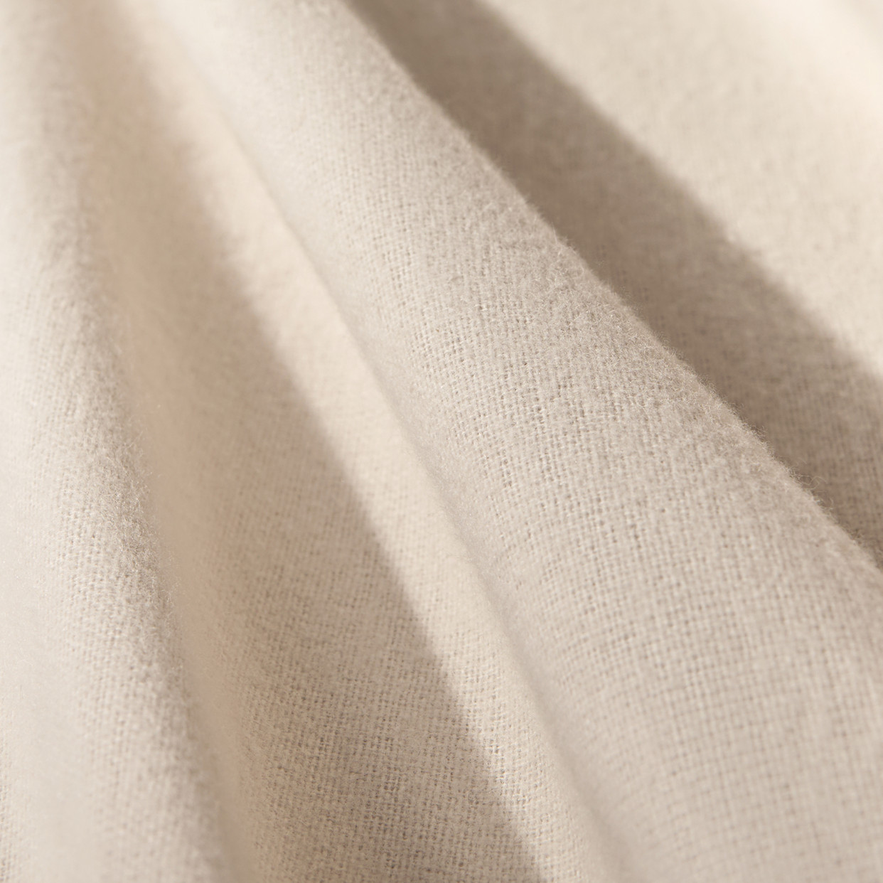 OHS Brushed Cotton Fitted Sheet - Natural>