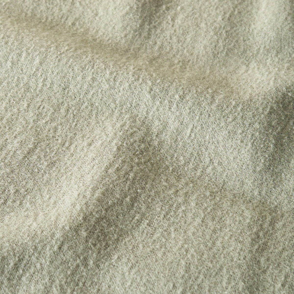 OHS Brushed Cotton Fitted Sheet, Woodland Green - Single>