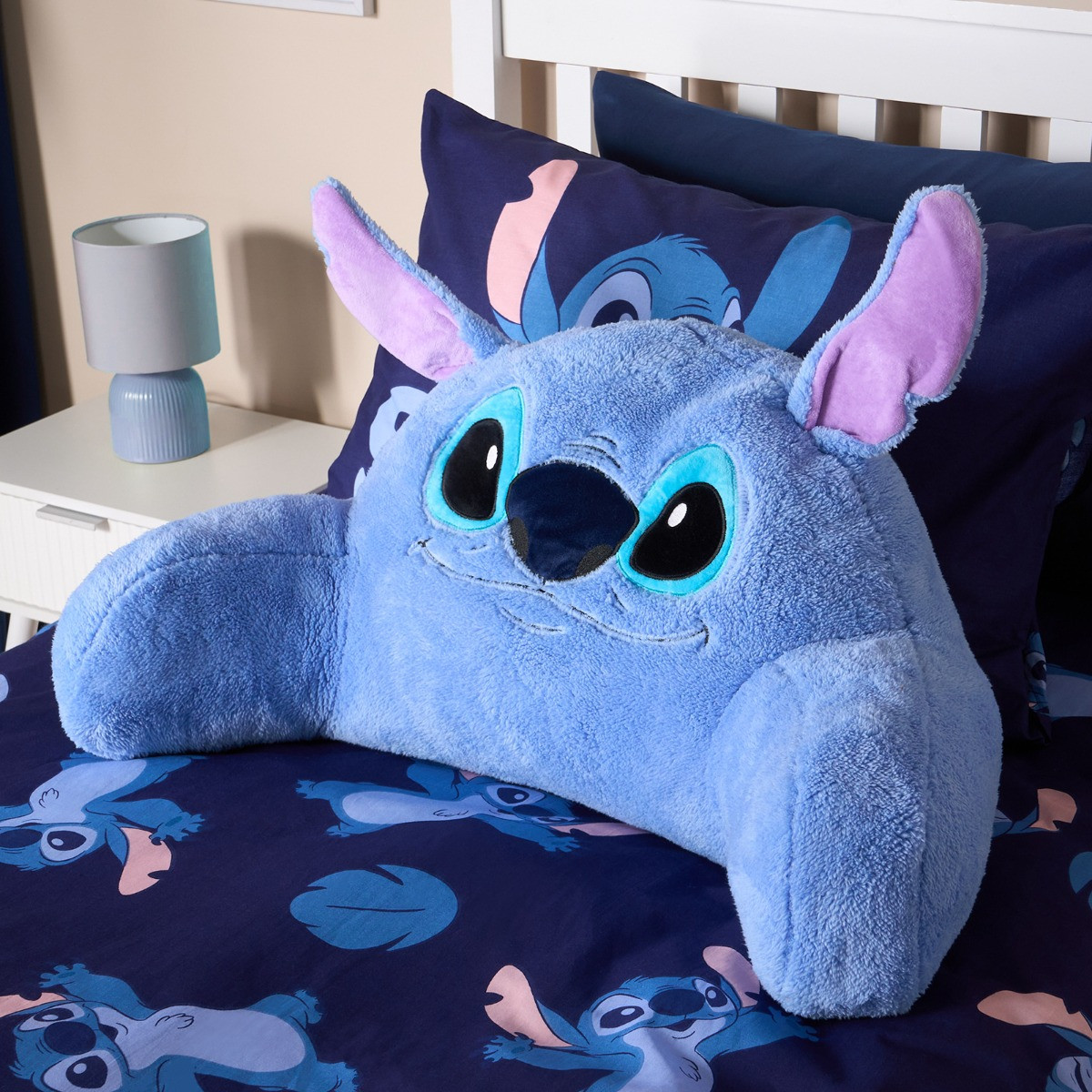 OHS Stitch Cuddle Cushion - Blue>