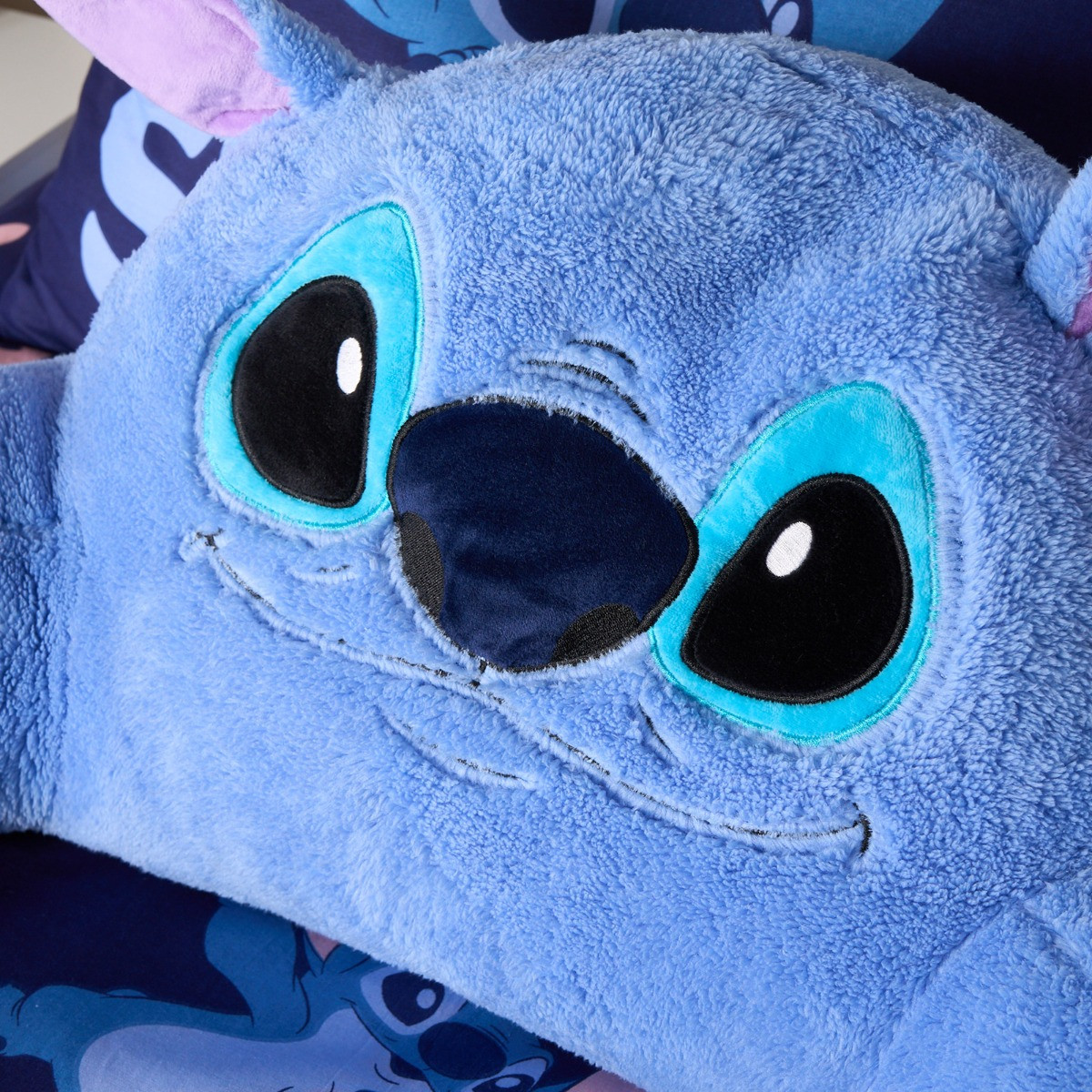 OHS Stitch Cuddle Cushion - Blue>