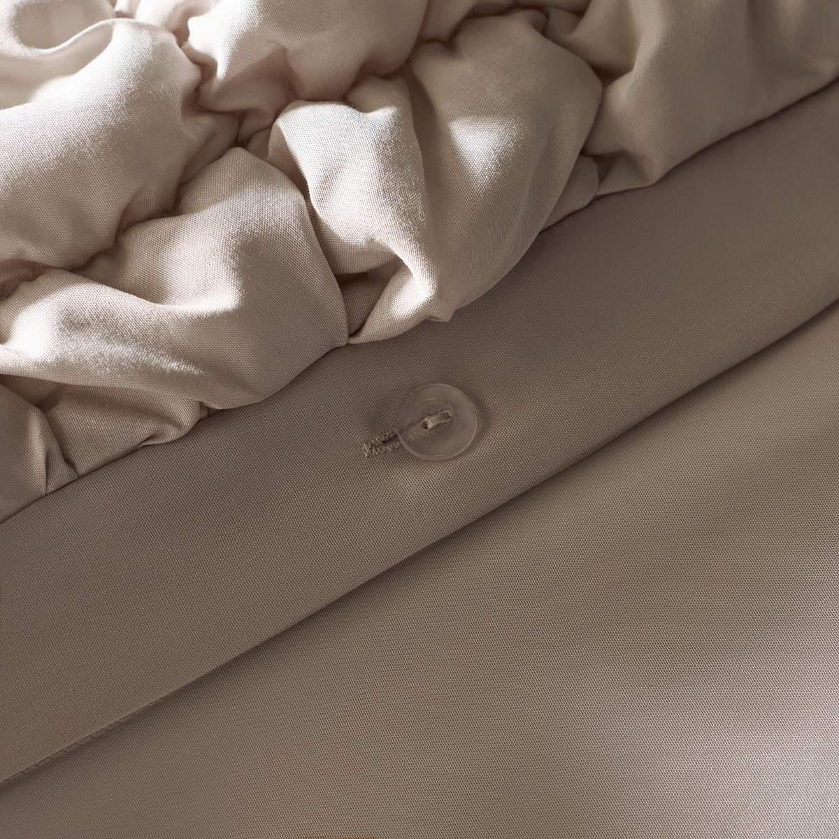 OHS Quilted Seersucker Duvet Cover Set - Natural>