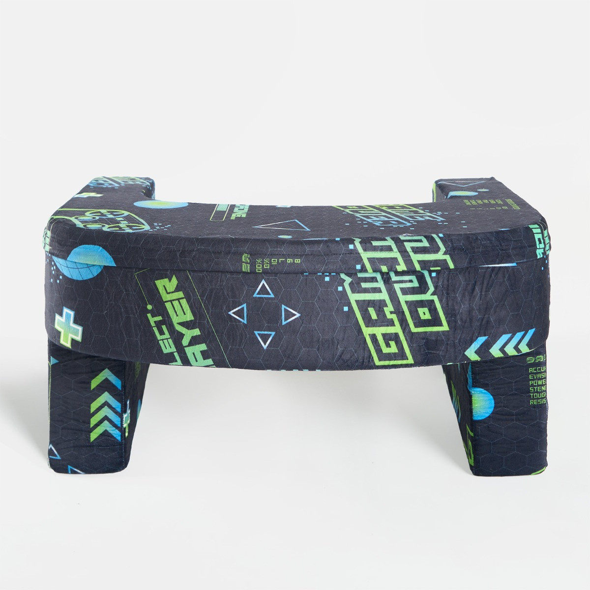 OHS Gaming Desk Lap Pillow - Green/Blue>