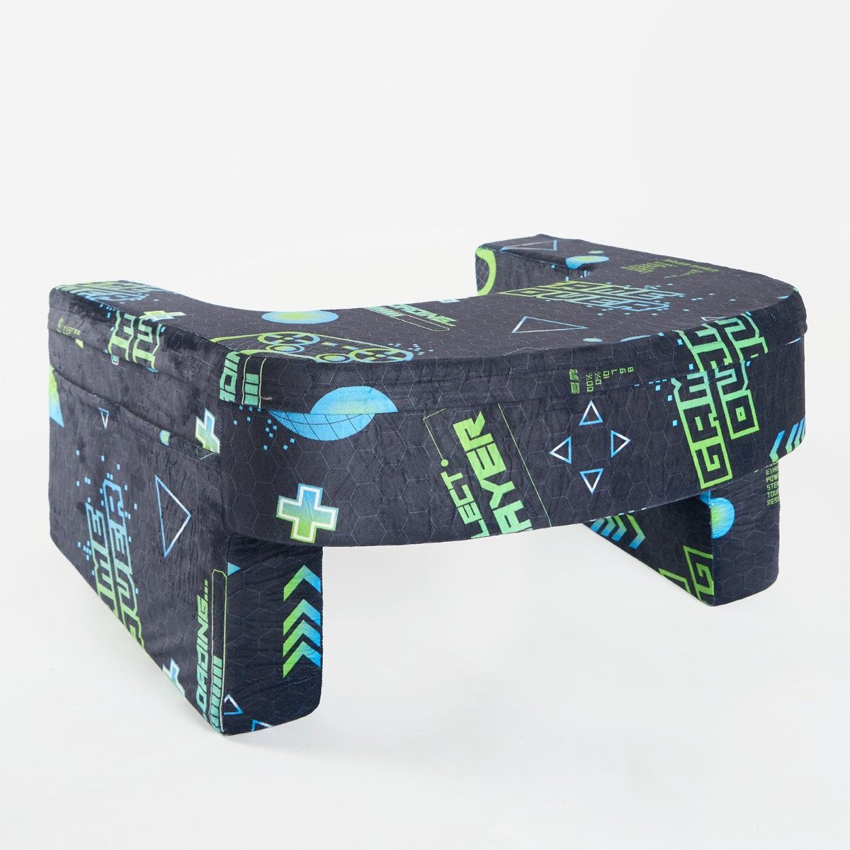 OHS Gaming Desk Lap Pillow - Green/Blue>