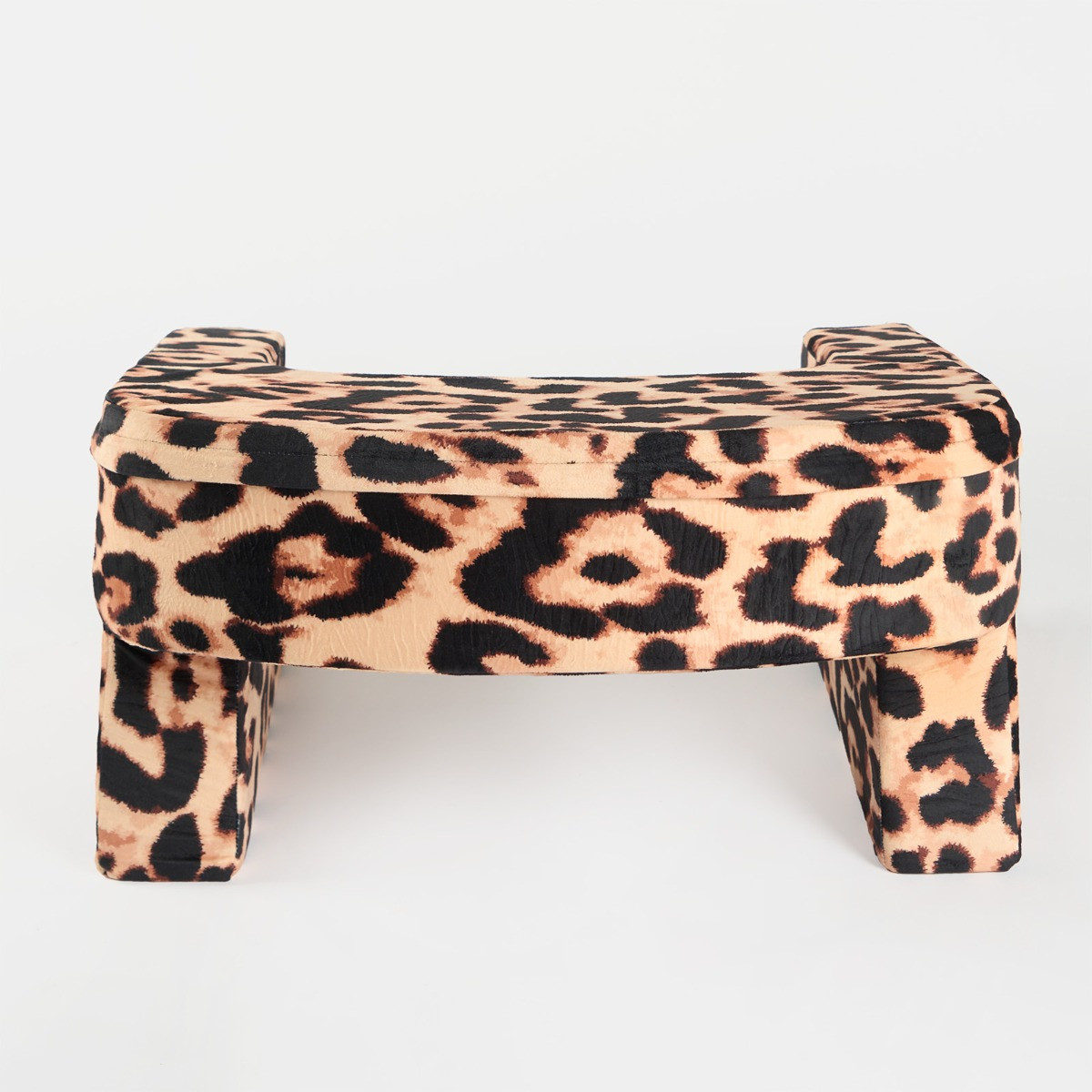 OHS Leopard Print Gaming Desk Lap Pillow - Natural>