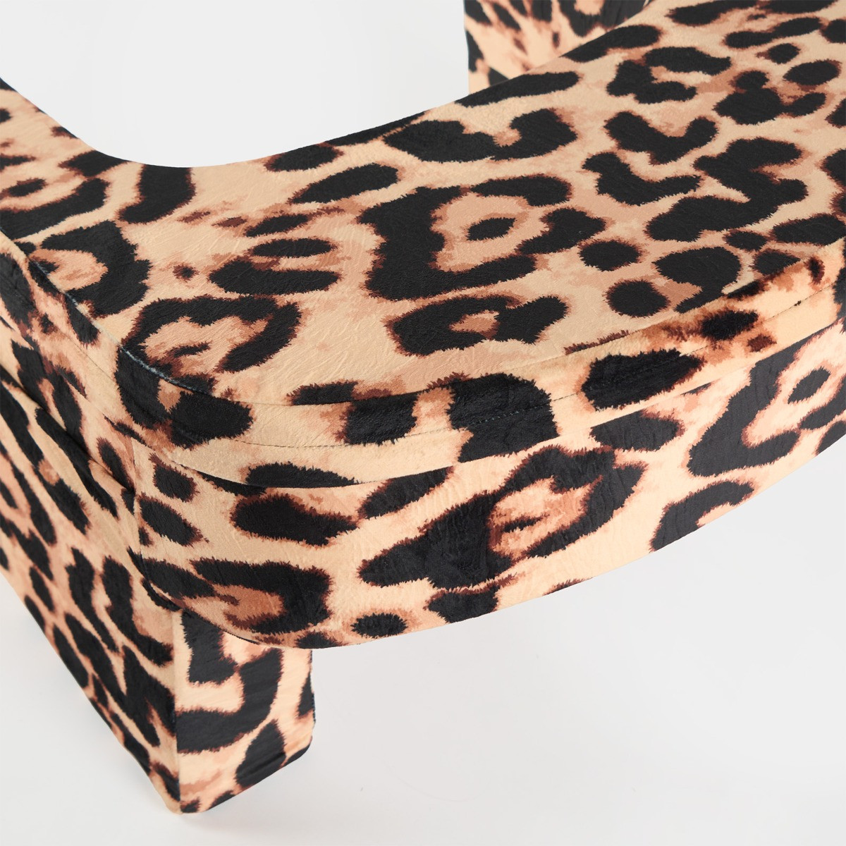 OHS Leopard Print Gaming Desk Lap Pillow - Natural>