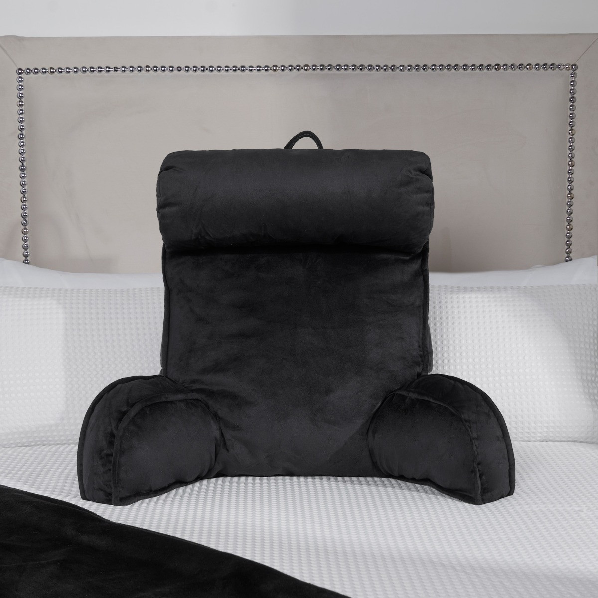 OHS Cuddle Cushion with Head Rest - Black>