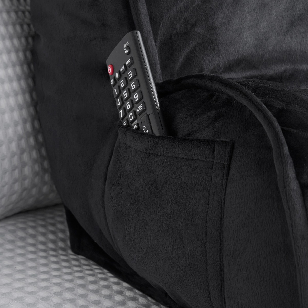 OHS Cuddle Cushion with Head Rest - Black>