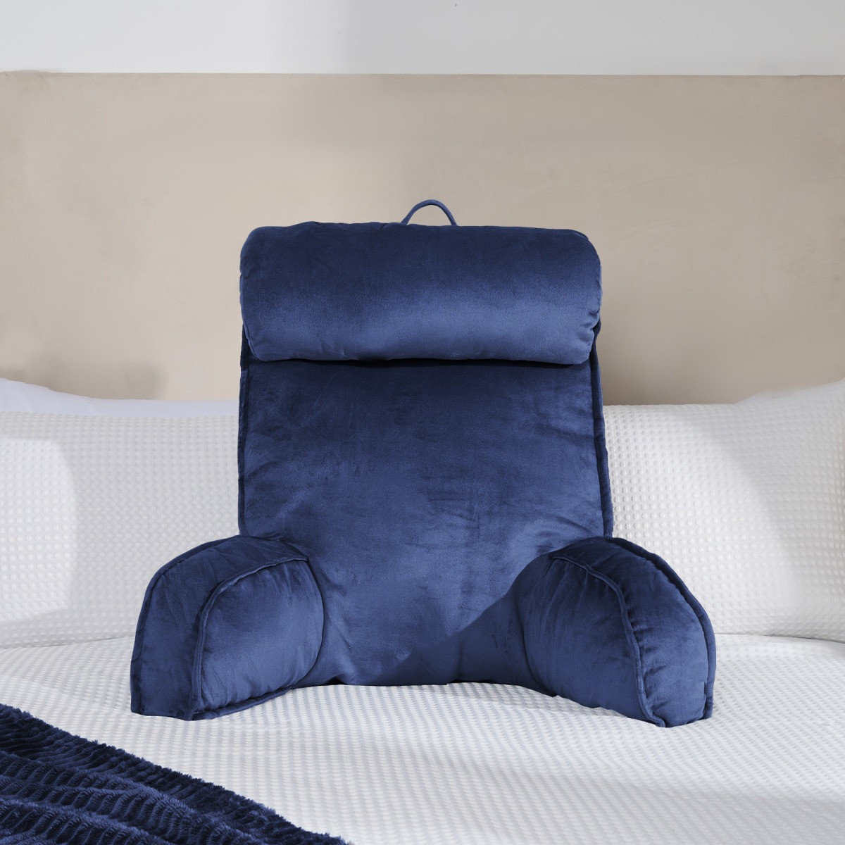 OHS Cuddle Cushion with Head Rest - Navy>