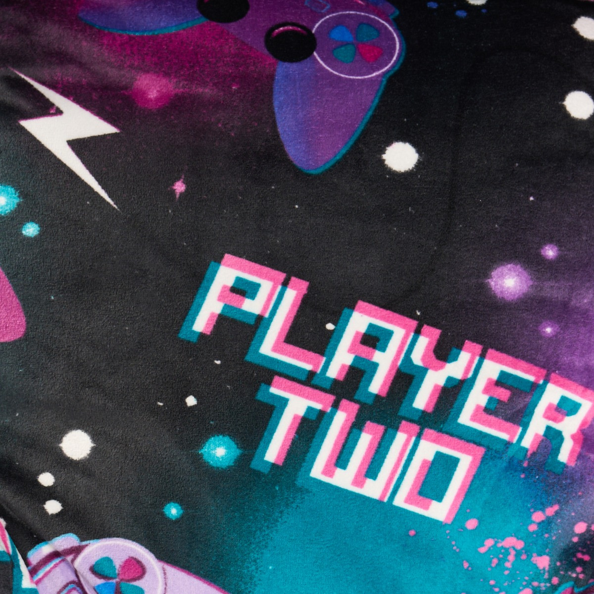 OHS Gaming Cuddle Cushion with Head Rest - Neon>