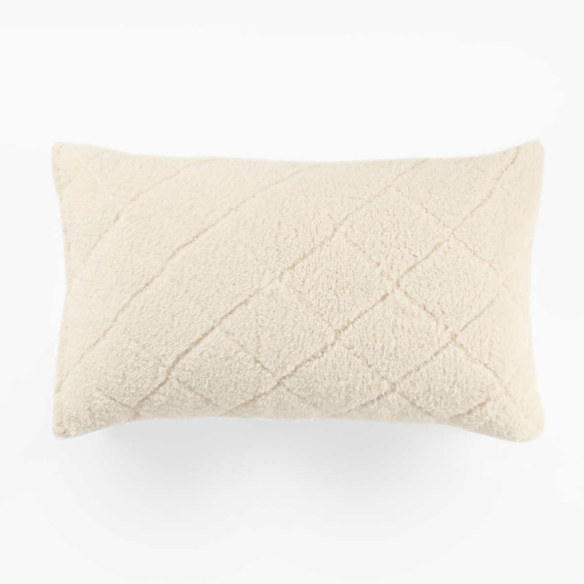 OHS Teddy Thermal Pillow Protector Pair, Cream - 2 Pack>