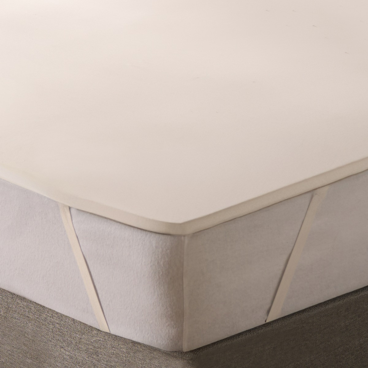 OHS Memory Foam Topper, White - Single>