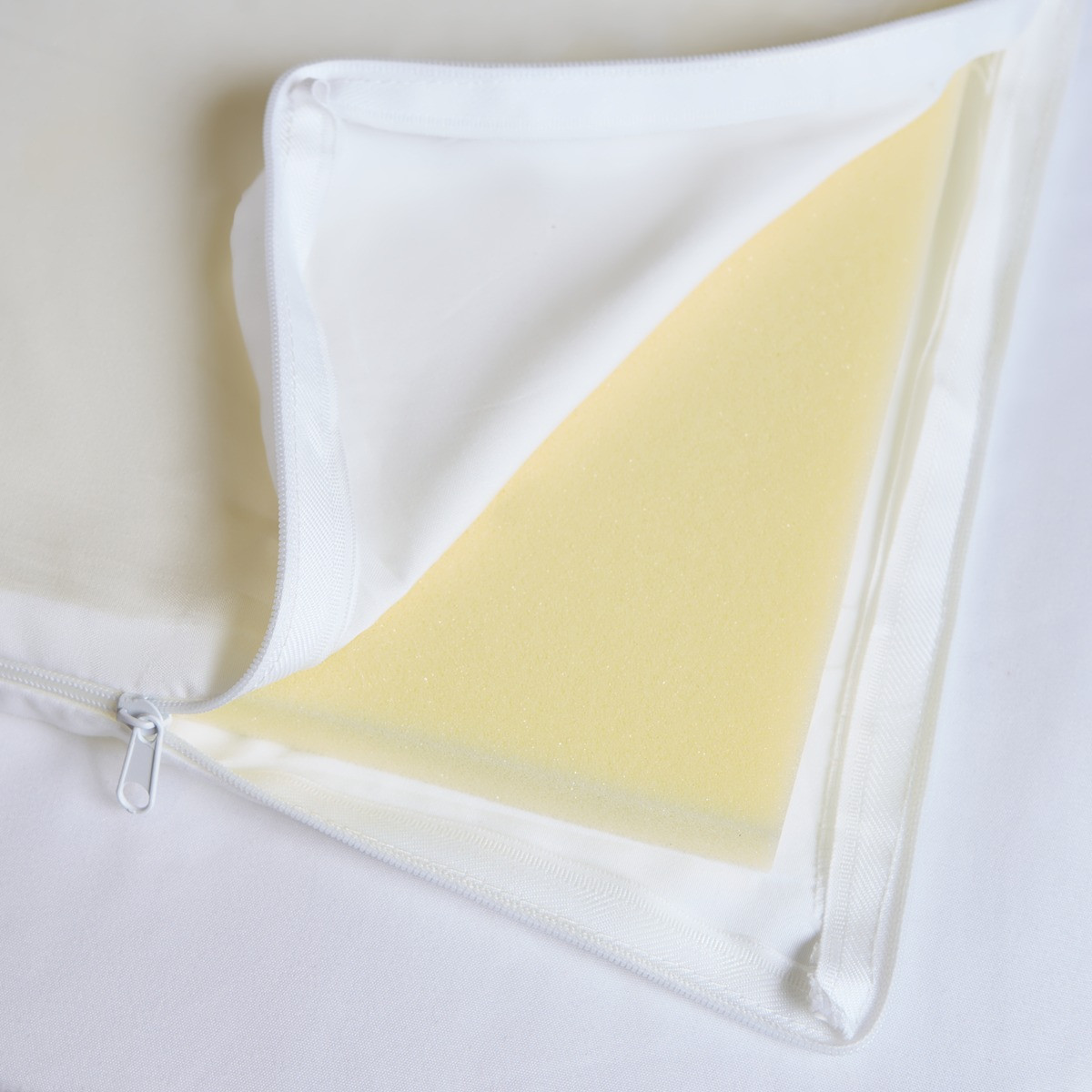 OHS Memory Foam Topper, White - Single>