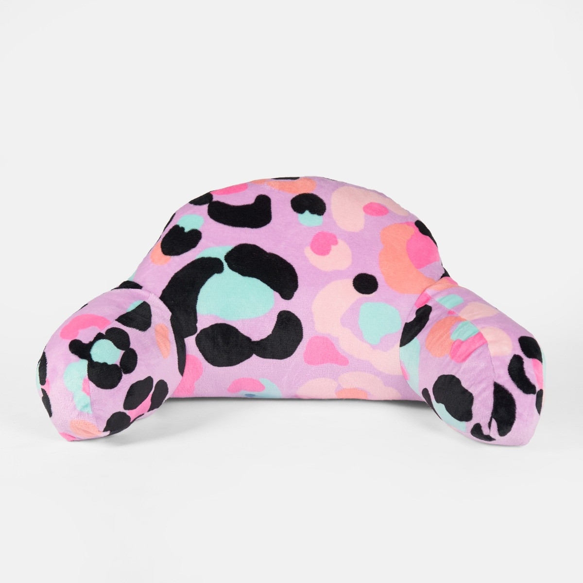 OHS Kids Leopard Fleece Cuddle Cushion - Lilac>