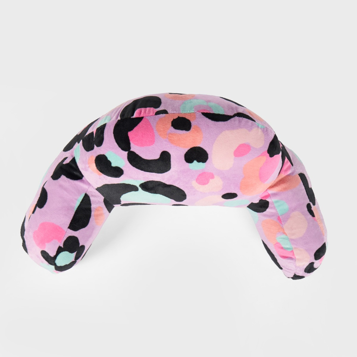 OHS Kids Leopard Fleece Cuddle Cushion - Lilac>