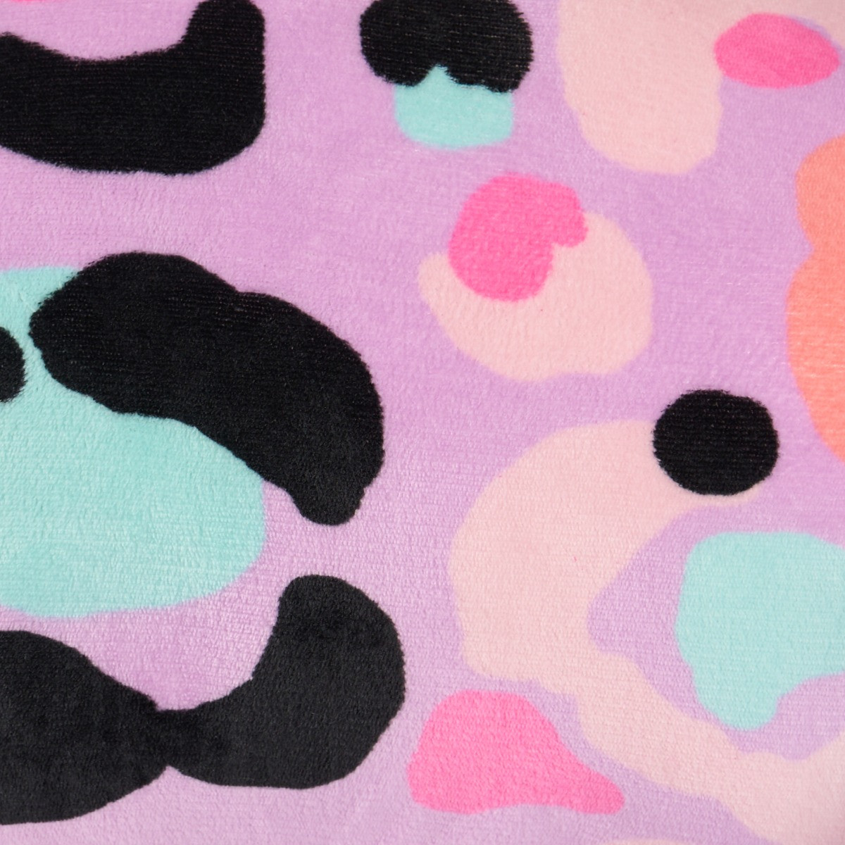OHS Kids Leopard Fleece Cuddle Cushion - Lilac>