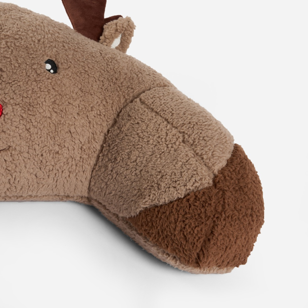 OHS Reindeer Cuddle Cushion - Brown>