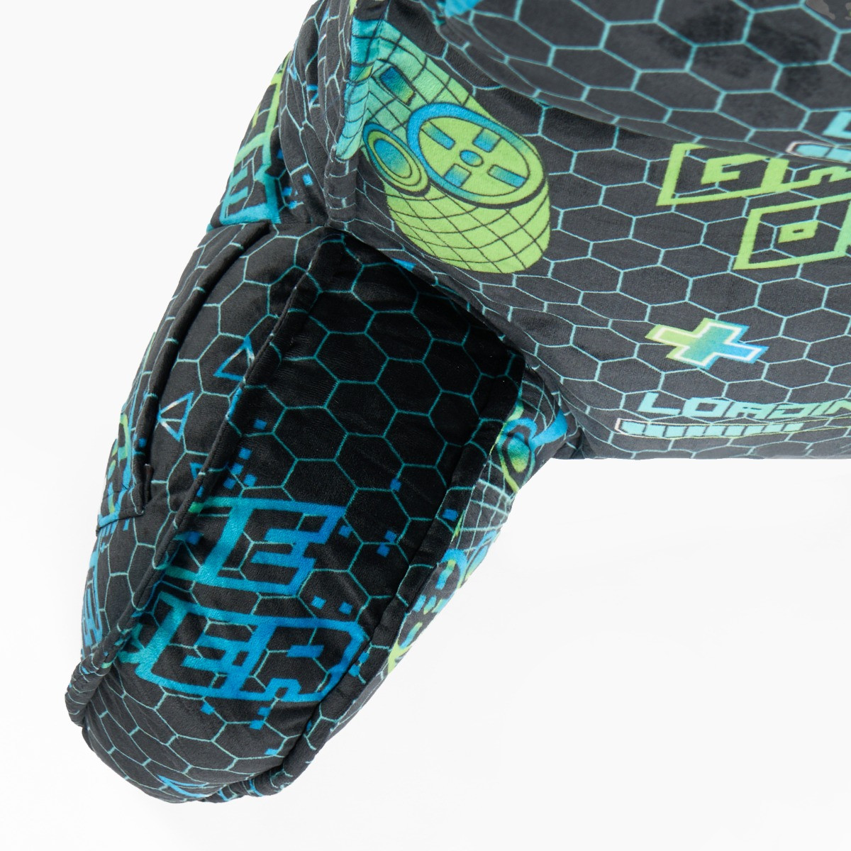 OHS Gaming Cuddle Cushion with Head Rest - Navy>