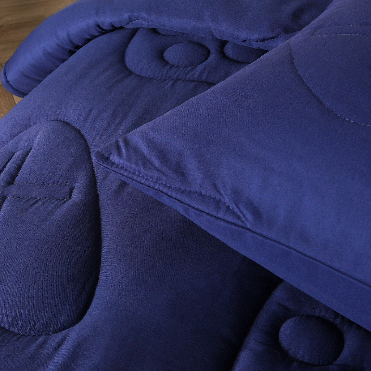 OHS Gaming Quilted Coverless 7.5 Tog Duvet Set, Navy - Single>