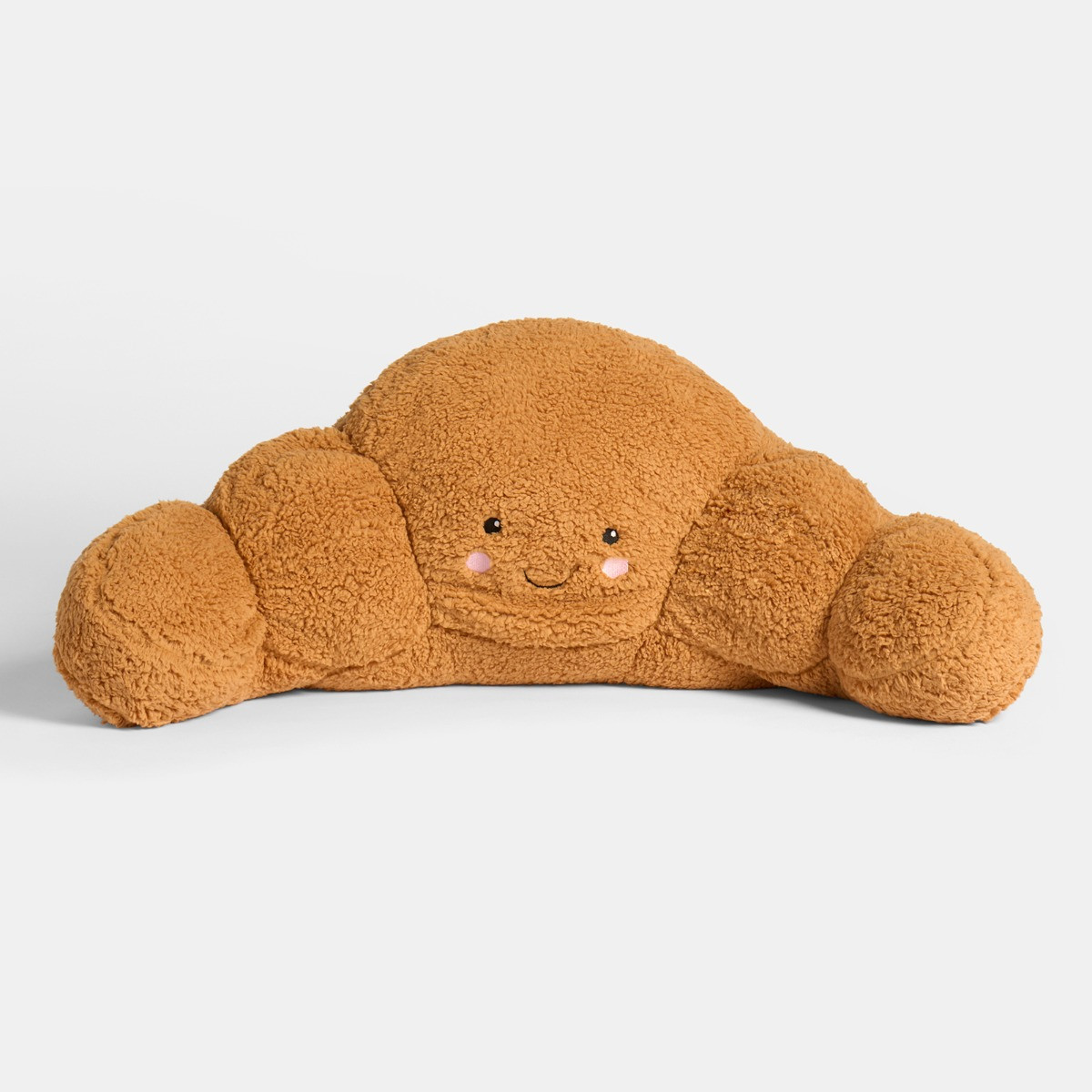 OHS Croissant Cuddle Cushion - Brown>