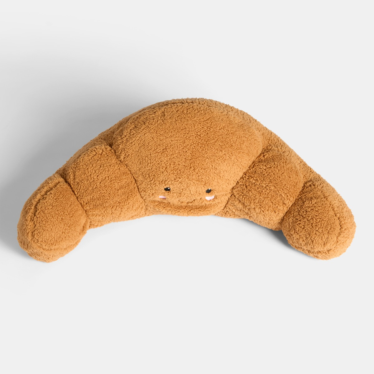 OHS Croissant Cuddle Cushion - Brown>