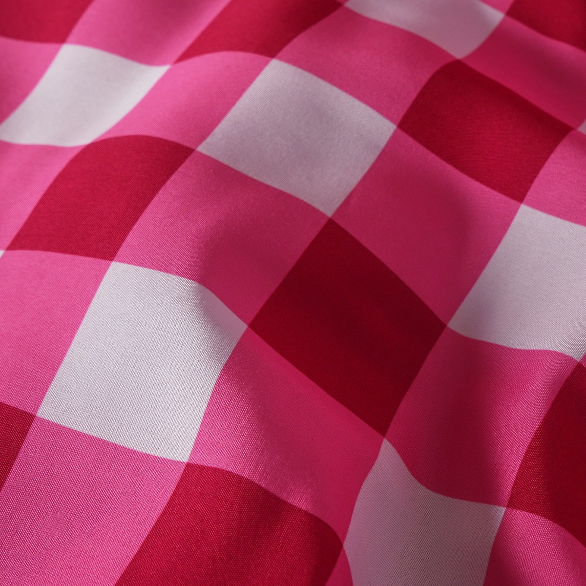 OHS Cherry Gingham Quilted Coverless 7.5 Tog Duvet Set - Red>