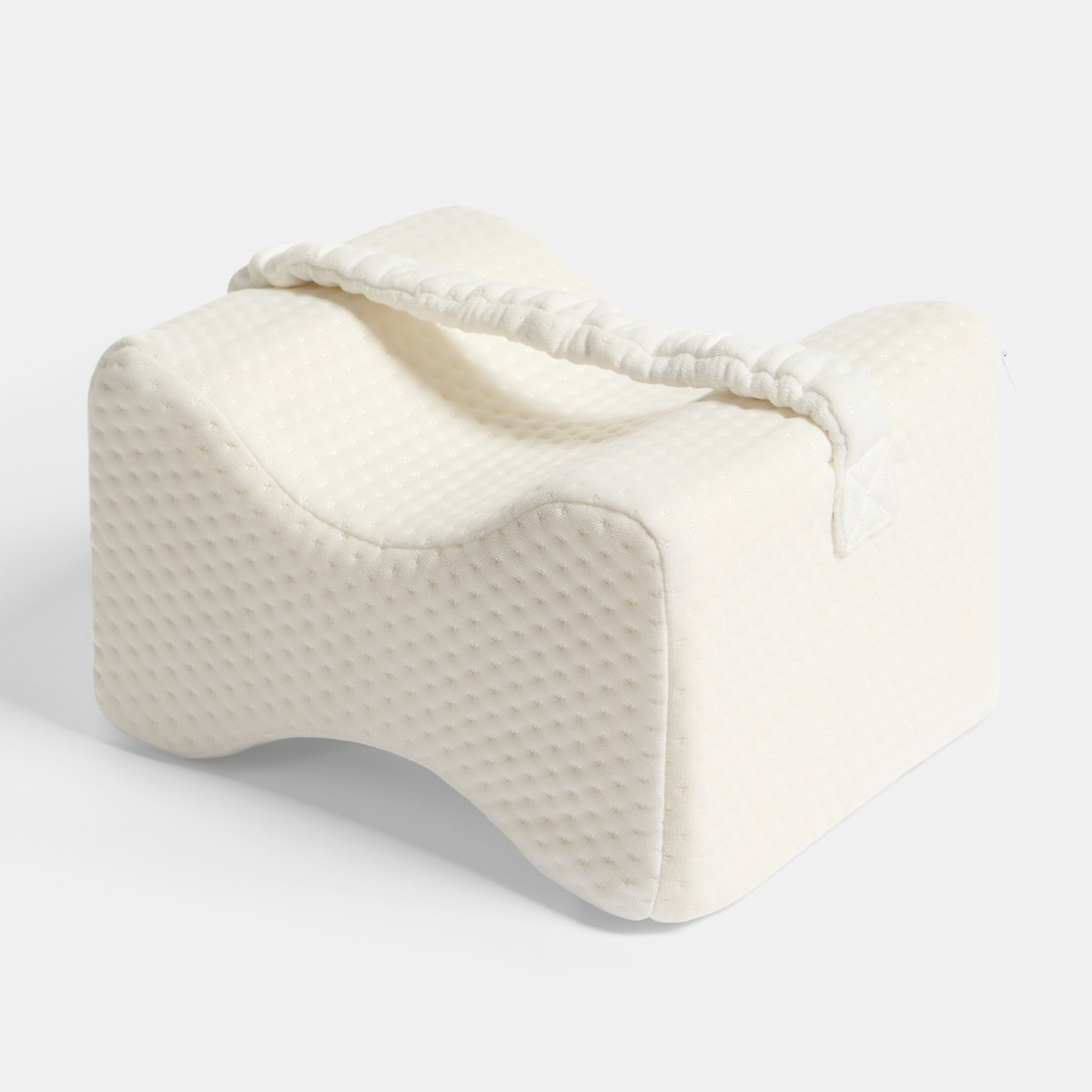 OHS Side Sleeper Wedge Knee Pillow - White>