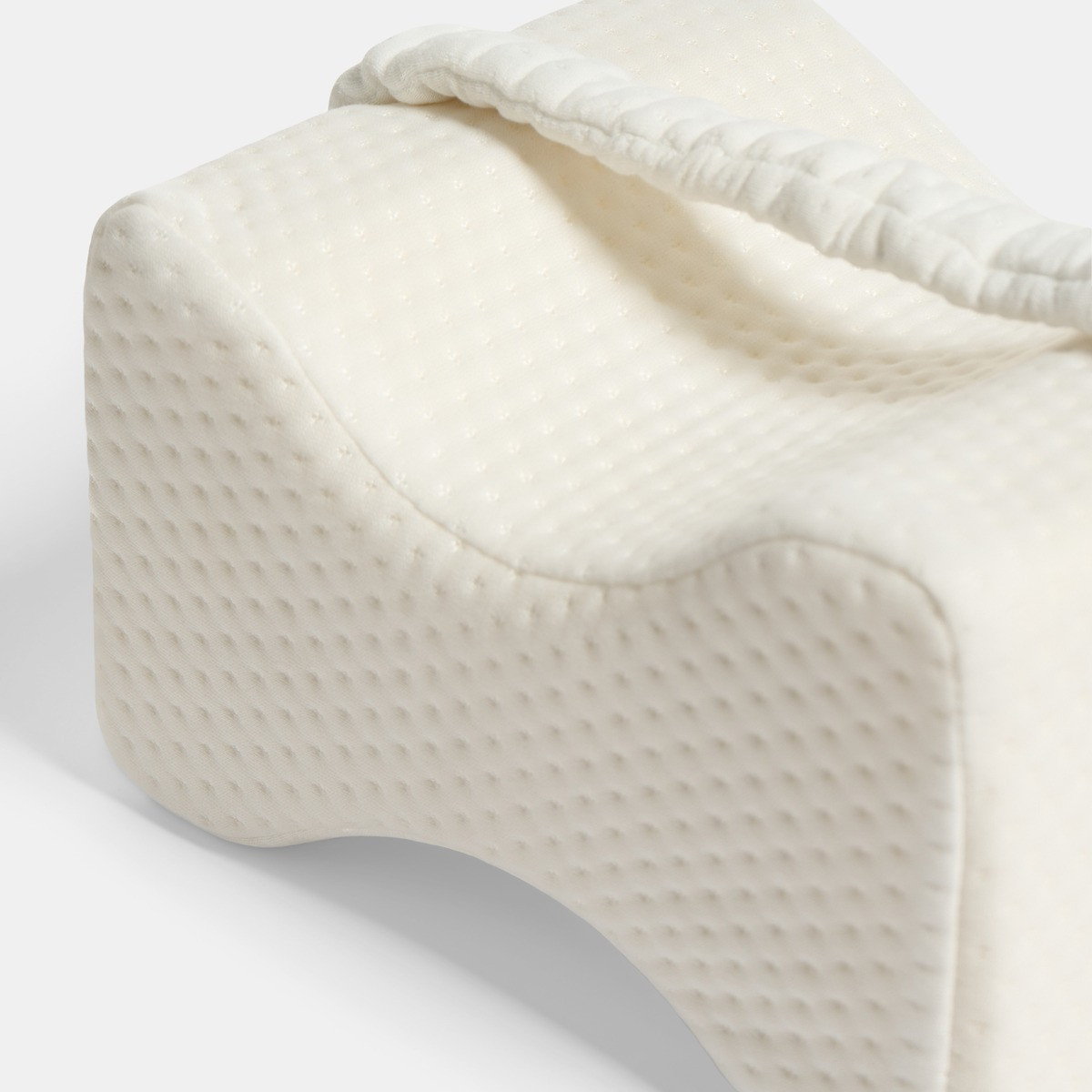 OHS Side Sleeper Wedge Knee Pillow - White>