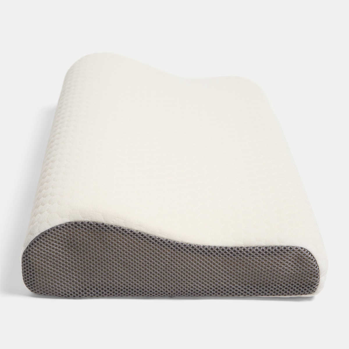 OHS Contour Memory Foam Pillow - White>